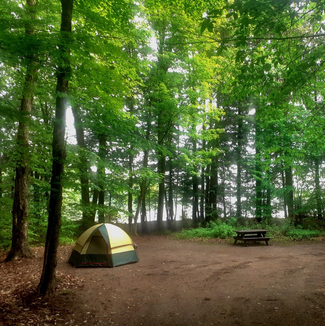 campground by Eighth Lake