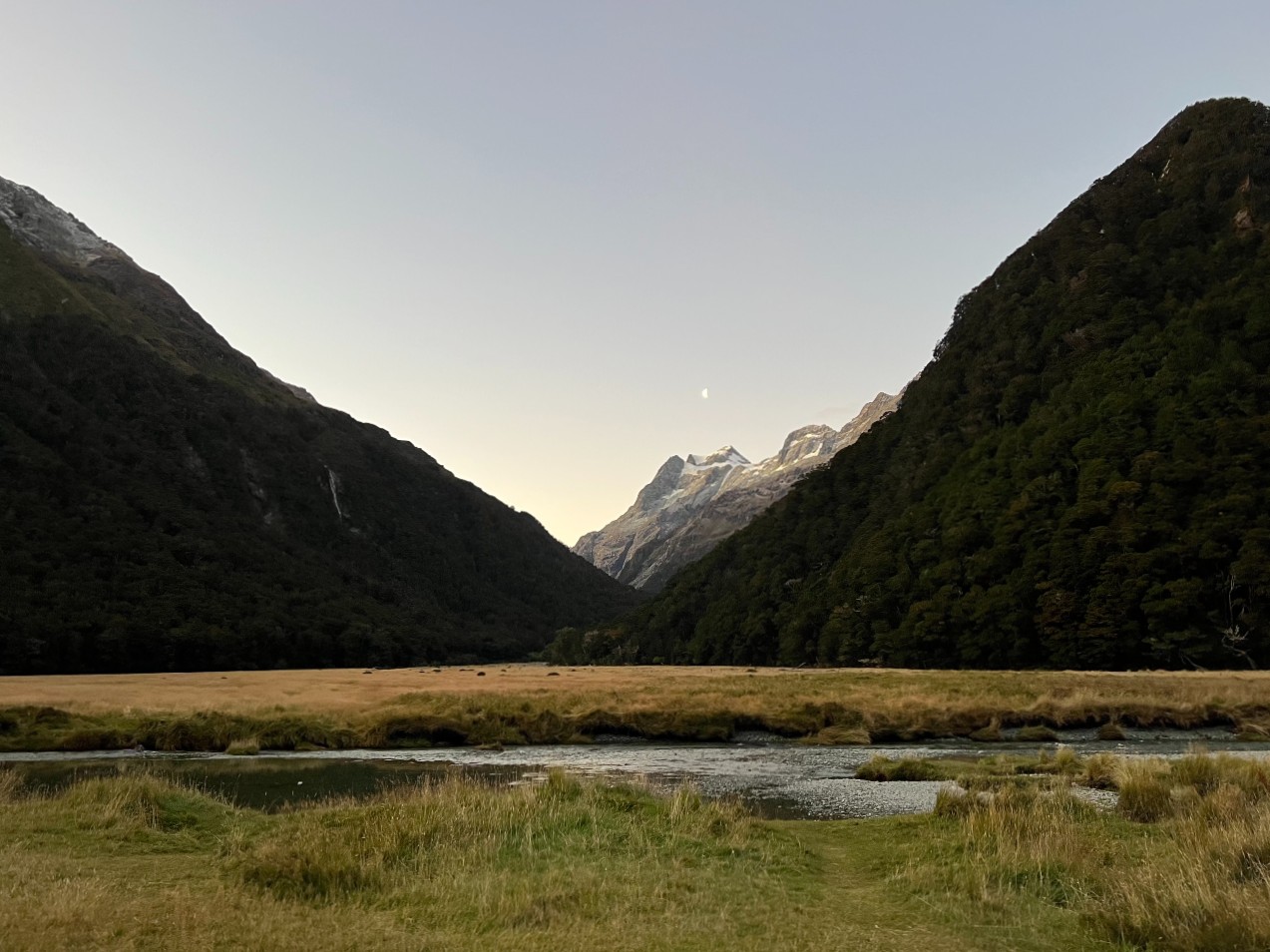 view from the Routeburn Flats